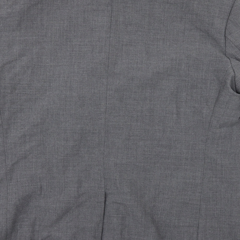 Brand and care label for 4you collectin men’s grey jacket suit jacket, size 46