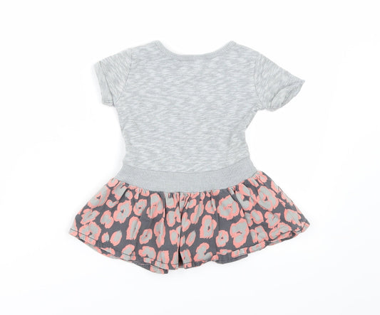 NEXT Girls Grey A-Line Size 3-6 Months