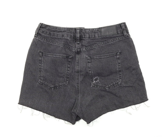 BDG Womens Black Denim Hot Pants Shorts Size 27 in