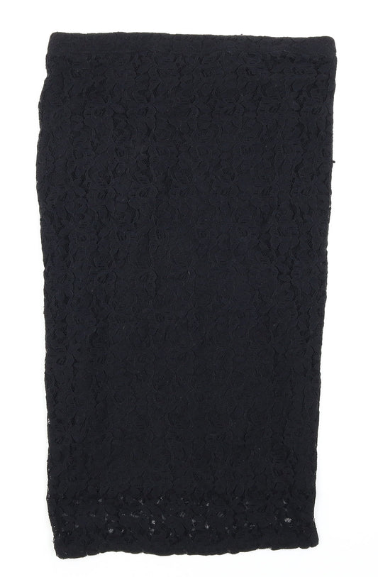 G21 Womens Black Straight & Pencil Skirt Size 12