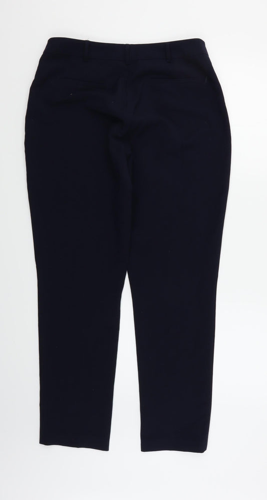 Collection Womens Blue Trousers Size 12 L29 in