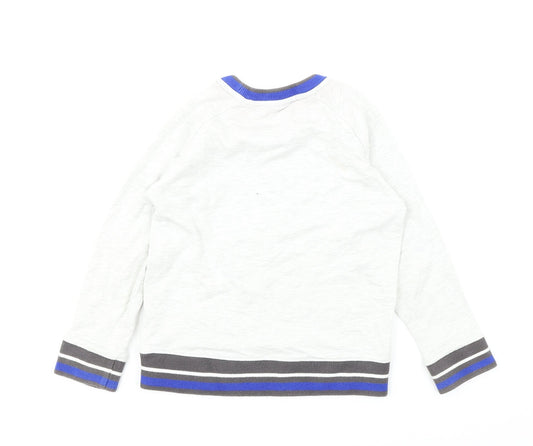 Seven Lemon Boys Grey Pullover Sweatshirt Size 6 Years