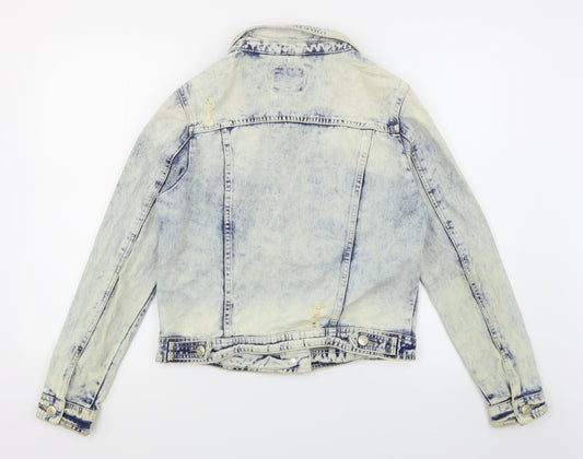 Denim Co Womens Blue Denim Jacket Size 10