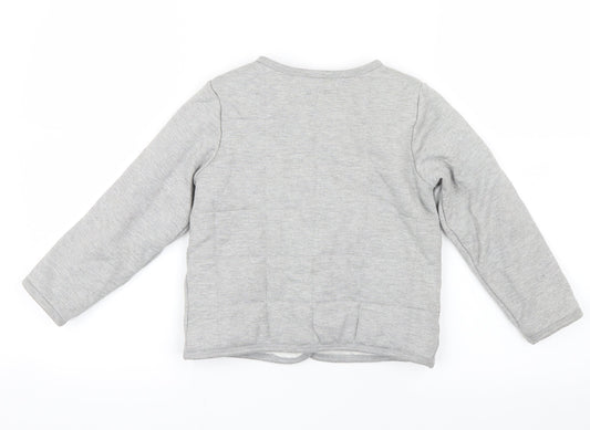 Carrement Beau Girls Grey Jacket Size 6 Years