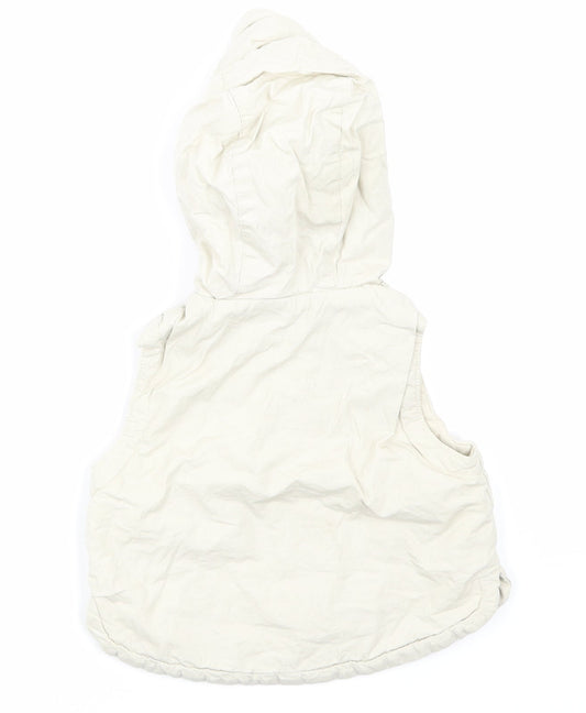 Pequilino Boys Beige Gilet Jacket Size 6-9 Months