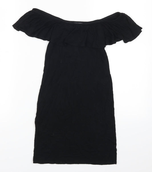Pretty Little Thing Womens Black Mini Size 6