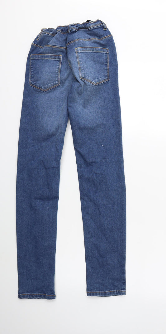 Nutmeg Girls Blue Denim Skinny Jeans Size 13-14 Years