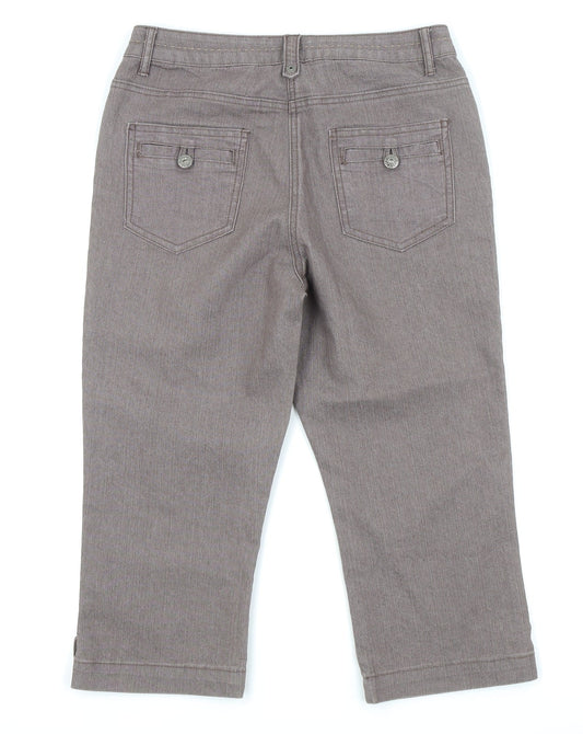 Soon Womens Purple Capri Jeans Size 12