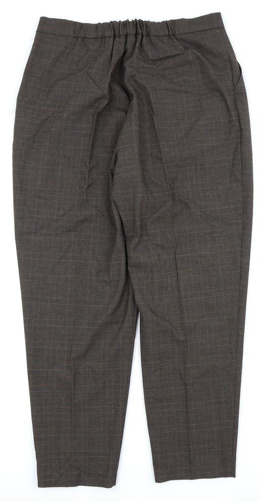 New Look Womens Brown Sweatpants Trousers Size 12 L23 in