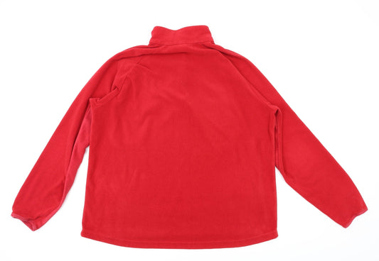 Decathlon Creation Mens Red Pullover Jumper Size XL - fleece