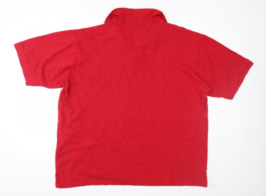 Roys Mens Red Polo Size 2XL