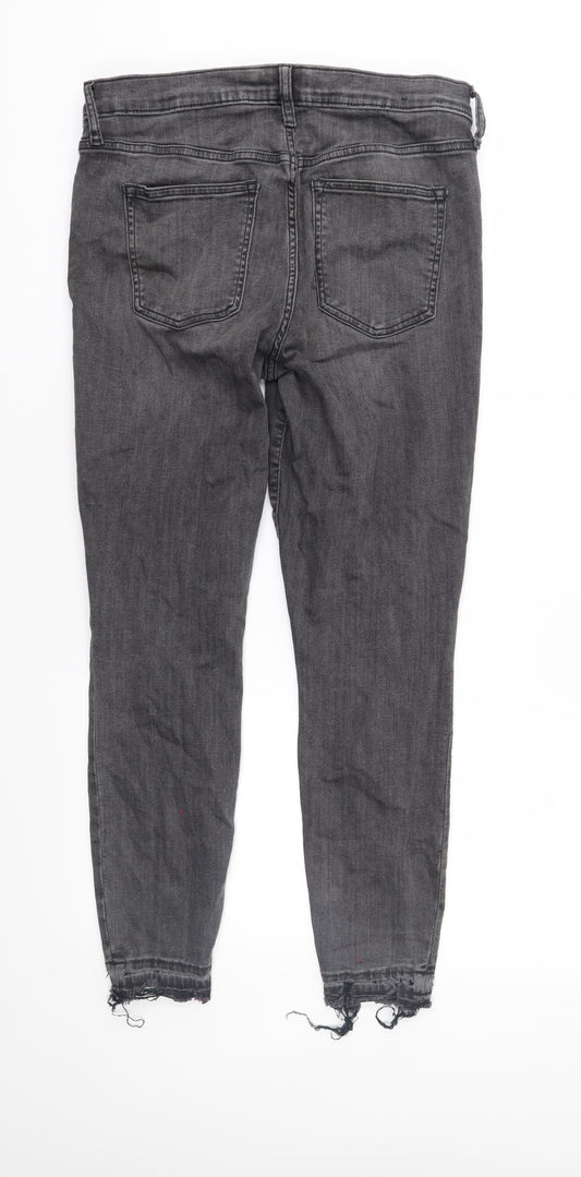 Gap Womens Grey Denim Straight Jeans Size 29 in L27 in