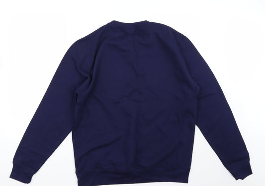 Allhoods Mens Blue Pullover Jumper Size L