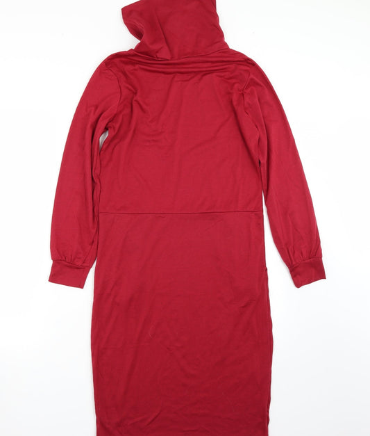 Preworn Womens Red A-Line Size S