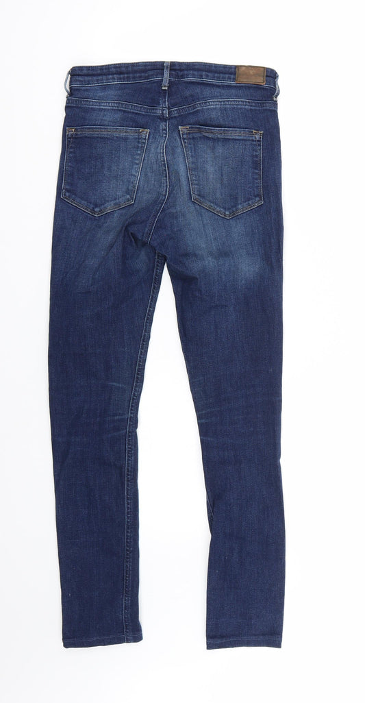 Preworn Womens Blue Straight Jeans Size 28 L32 in