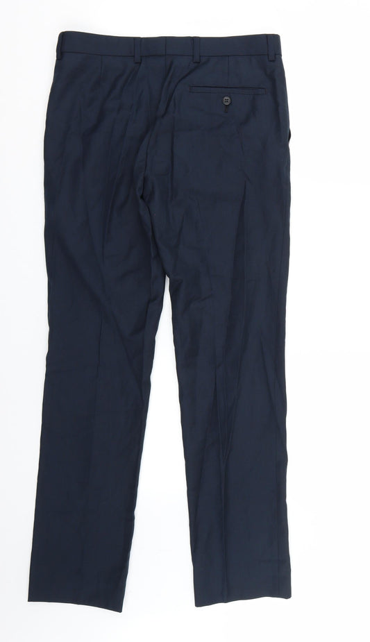 Preworn Womens Blue Trousers Size 30 L29 in