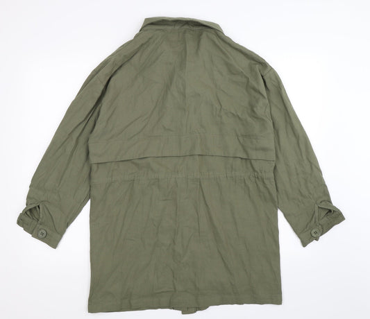Kooiook Womens Green Jacket Size L