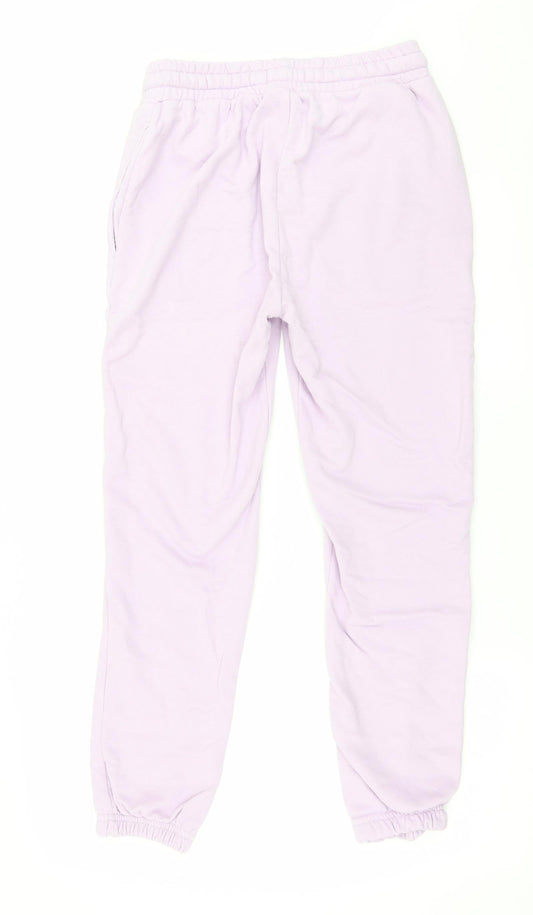 Pull&Bear Womens Pink Sweatpants Trousers Size L L24 in