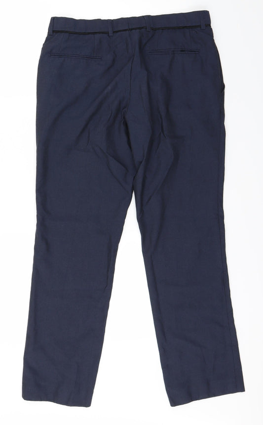 Cedar Wood State Mens Blue Dress Pants Trousers Size M L27 in