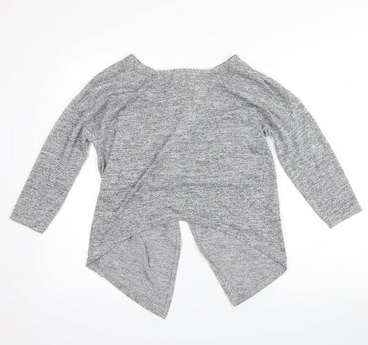 Miss Selfridge Womens Grey Pullover Jumper Size 10