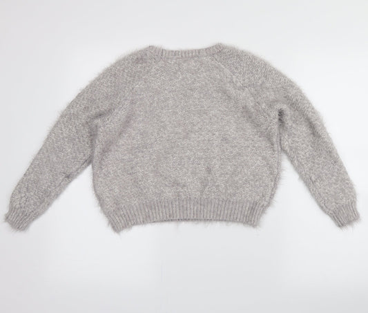 Miss Selfridge Womens Purple Pullover Jumper Size 12