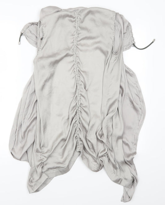 River Island Womens Grey Basic Blouse Size 6