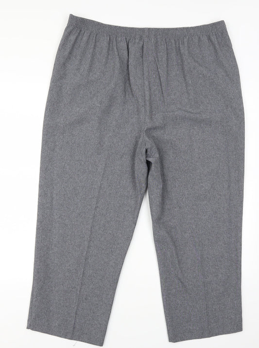 Bon Marche Womens Grey Trousers Size 18 L22 in