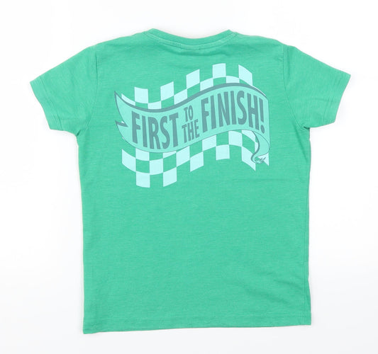 NEXT Boys Green Basic T-Shirt Size 7 Years