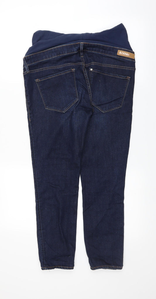 H&M Womens Blue Straight Jeans Size 12 L29 in