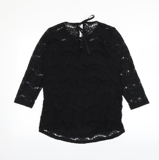 H&M Womens Black Basic T-Shirt Size M