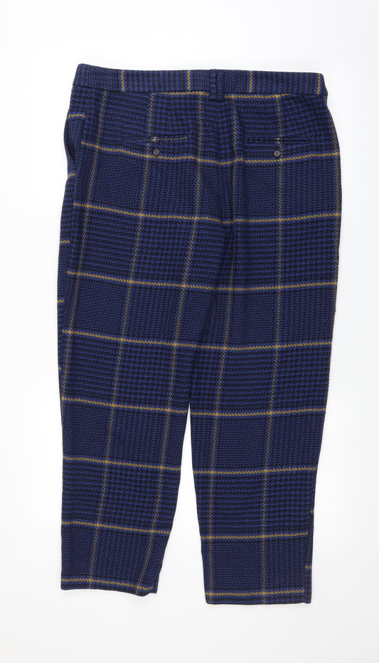 Marks and Spencer Womens Blue Dress Pants Trousers Size 14 L26 in