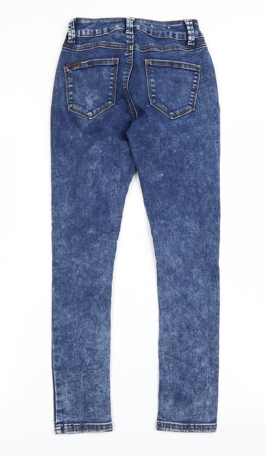Newlook Girls Blue Skinny Jeans Size 10 Years