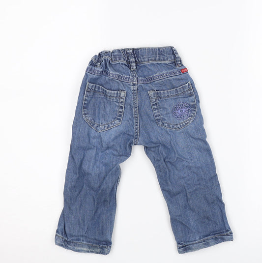name it Boys Blue Denim Capri Jeans Size 12-18 Months