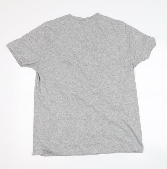 Chelsea peers Womens Grey Basic T-Shirt Size L - graphic
