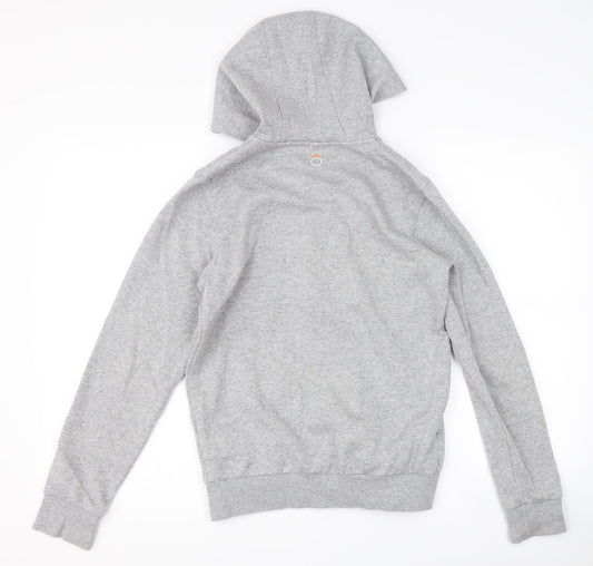 DECATHLON Girls Grey Full Zip Hoodie Size 12-13 Years