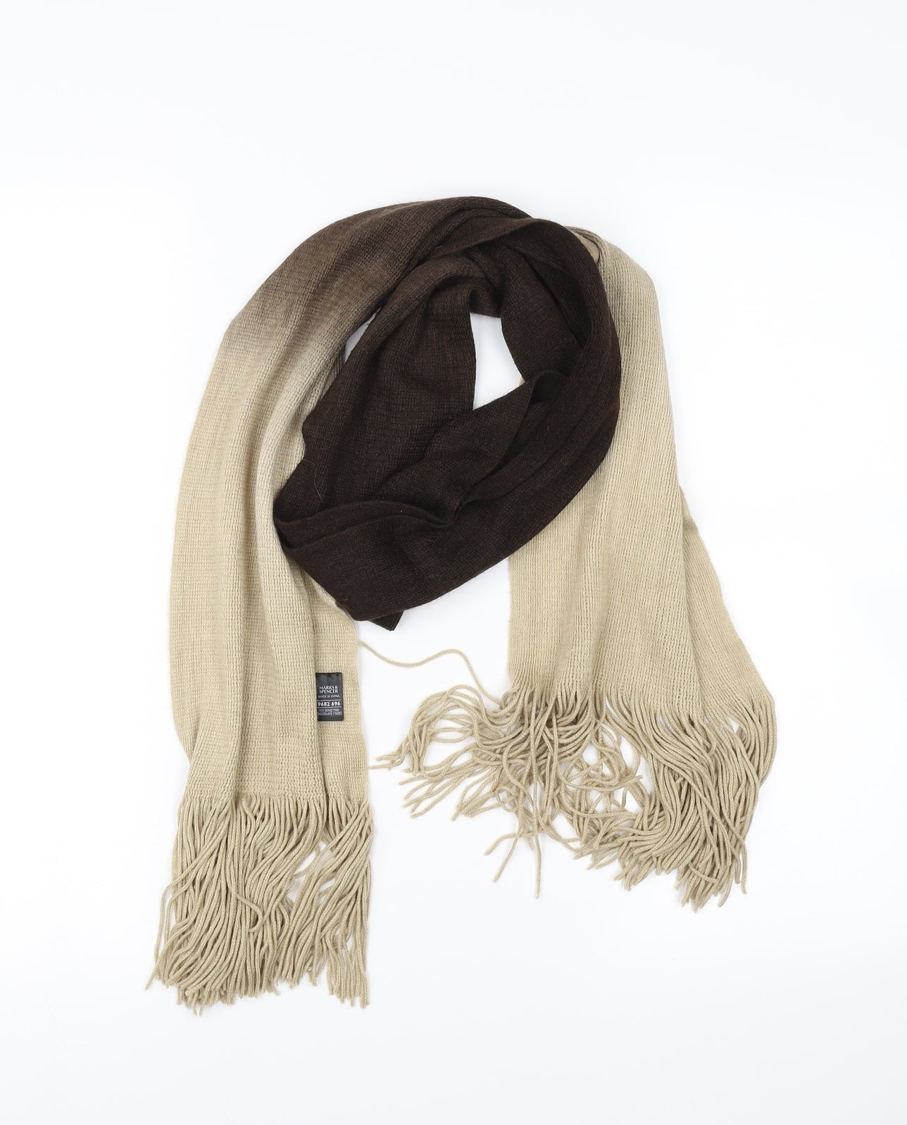 M&S Womens Brown Scarf