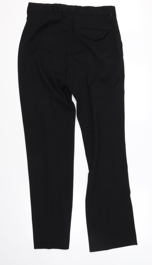 St Bernard Womens Black Dress Pants Trousers Size 32 in L28 in