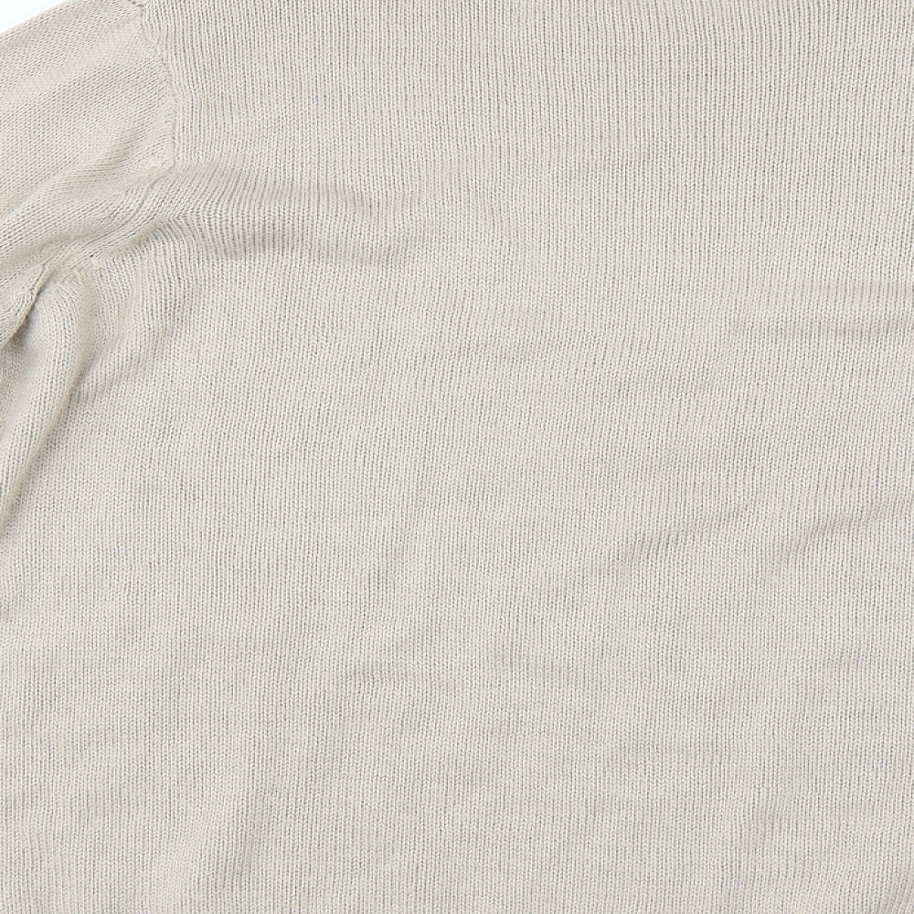 Brand and care label for Bonmarché women’s beige jumper, size XL