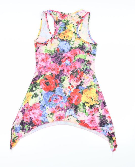 CACTI Womens Multicoloured Floral Basic T-Shirt Size 10