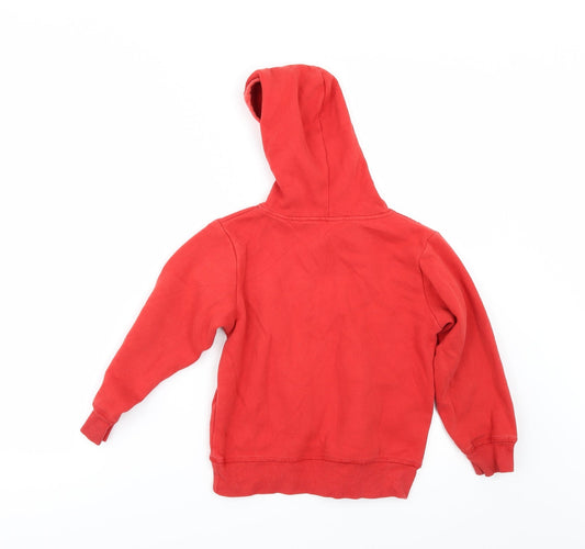 Cubus Boys Red Pullover Hoodie Size 4 Years