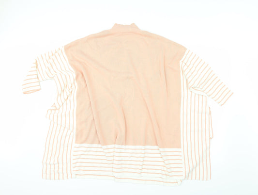 NB avenue Womens Orange Pullover Jumper Size S