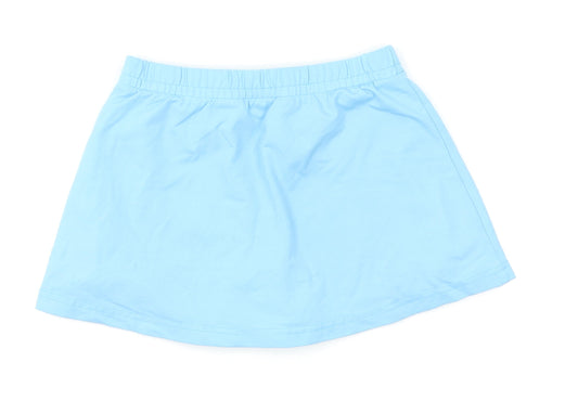 label of sportswear Girls Blue Mini Skort Size 4-5 Years