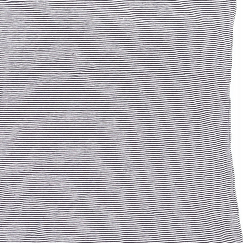 New Look Womens White Striped Basic T-Shirt Size S