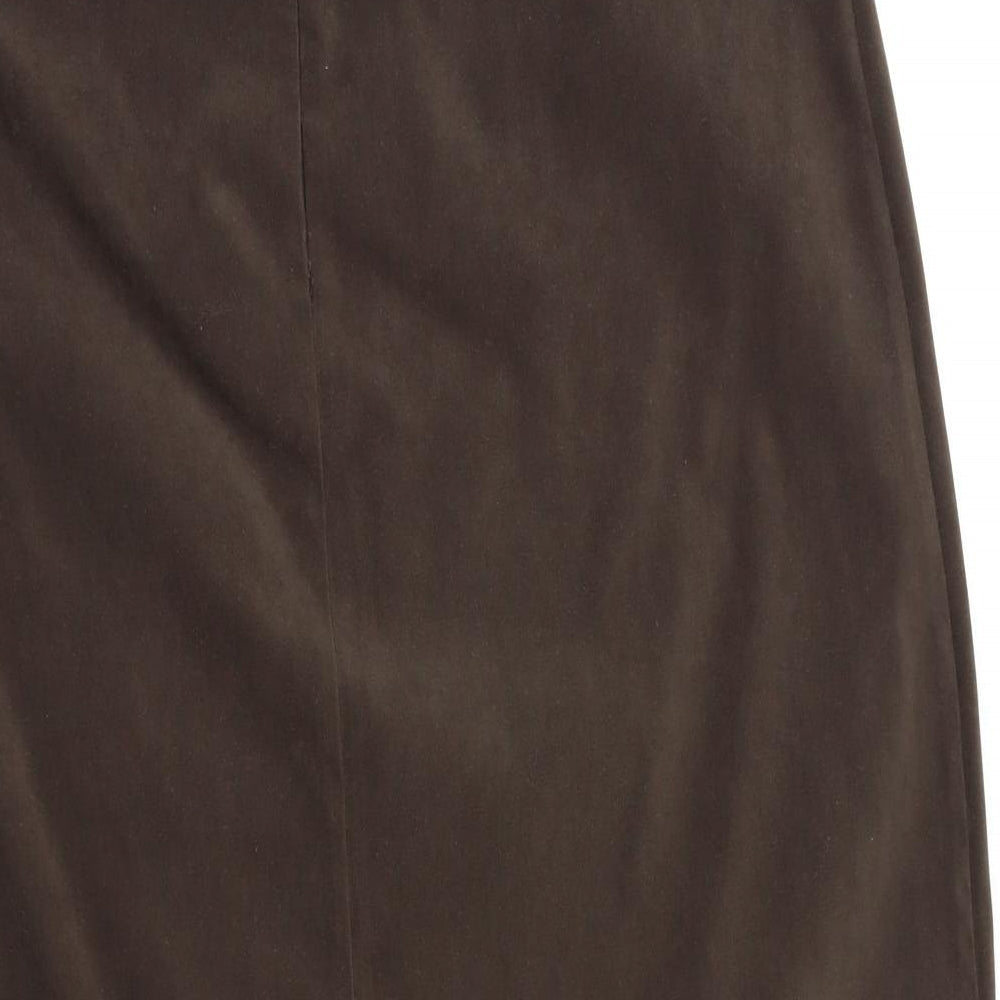 AMARANTO Womens Brown A-Line Skirt Size 16