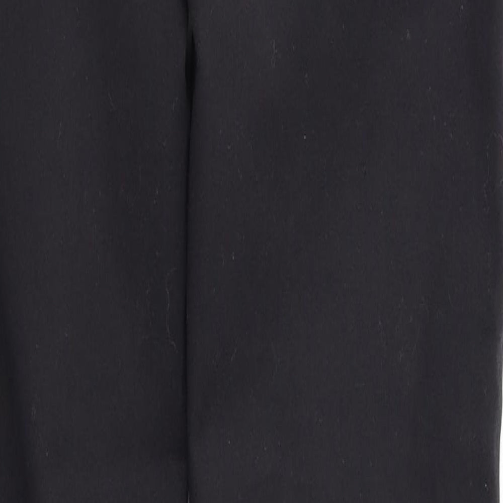 Brand and care label for Denim & Co. women’s black skinny jeans, size UK 8, 32-inch leg