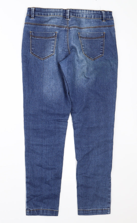 Miss E-vie Girls Blue Denim Skinny Jeans Size 10 Years
