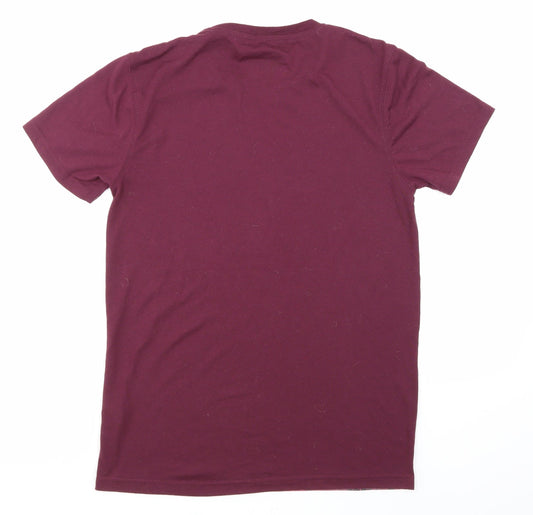 Fire Trap Womens Purple Basic T-Shirt Size S