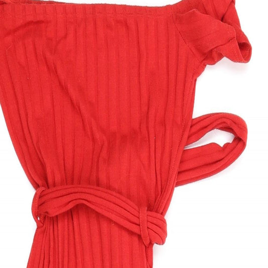 M Womens Red Bodycon Size 6