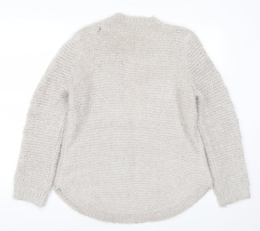 Bonmarché Womens Grey Cardigan Jumper Size M