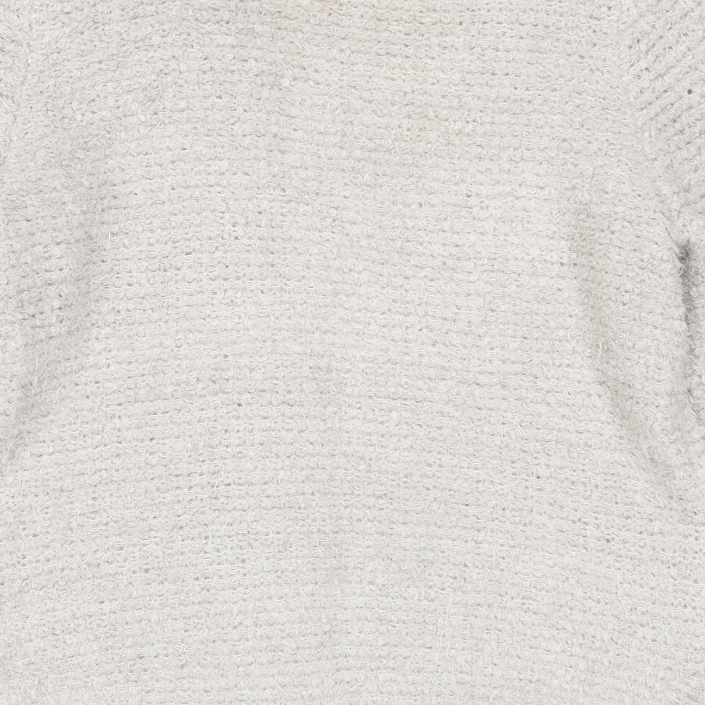 Brand and care label for Bonmarché women’s grey cardigan jumper, size M